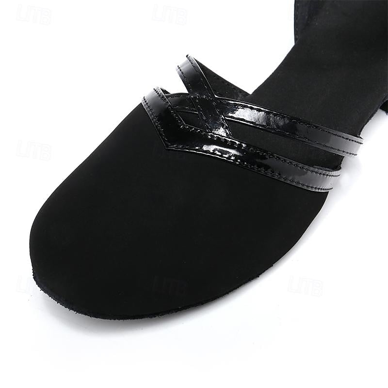 Mune | Modern dance shoes for women Black High-quality suede