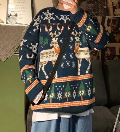 Mune | Knit sweater with vintage look