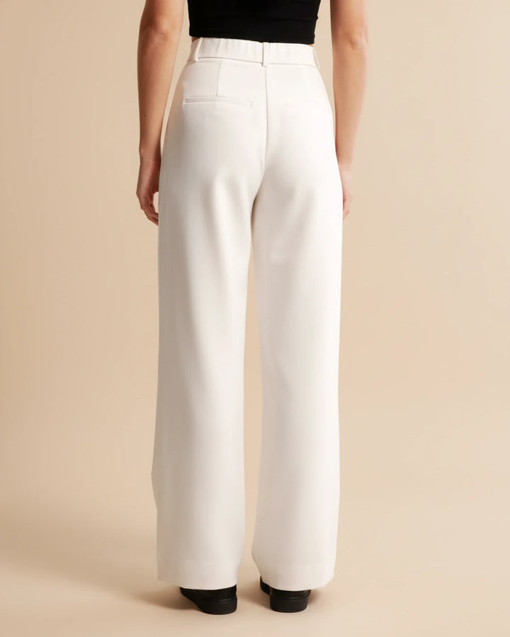 Mune | High Waist Pleated Leg Trousers with Tailored Fit