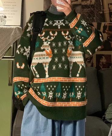Mune | Knit sweater with vintage look